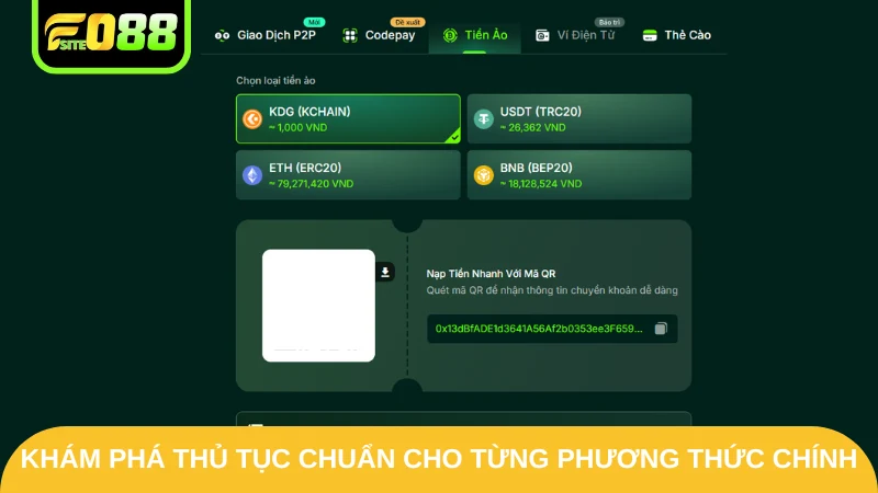 Khám phá thủ tục chuẩn cho từng phương thức chính