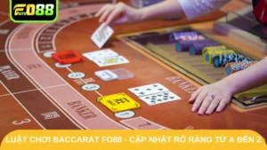 Luật Chơi Baccarat Fo88 - Cập Nhật Rõ Ràng Từ A Đến Z