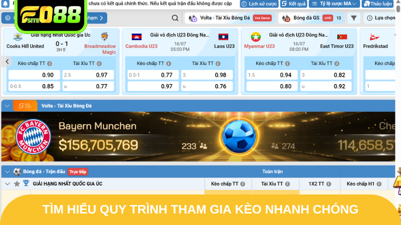 Hướng Dẫn Chơi Kèo Châu Á - Bí Kíp Săn Thưởng Chuẩn Chỉnh 3 Tìm hiểu quy trình tham gia kèo nhanh chóng